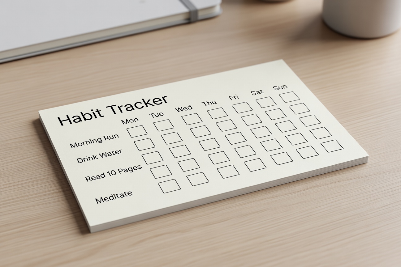 Habit Tracker Card