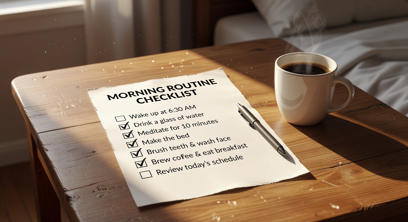 Morning Routine Checklist